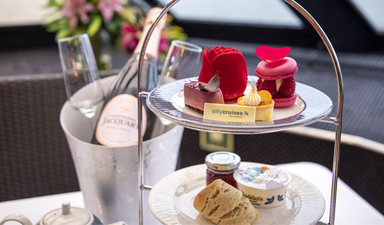 Valentine's Afternoon Tea on City Cruises in Greenwich, London